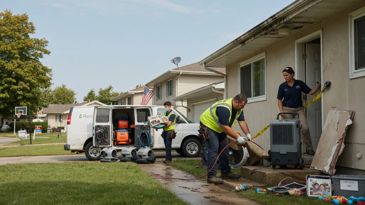 Water Damage Restoration in Harleigh, PA near me